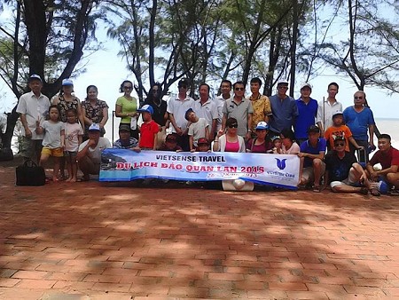 Đoàn Khách Ghép Tiêu Biểu hành trình Quan Lạn Ngày 26 - 28/6/2015